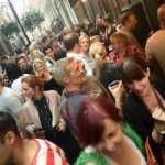 Crowds at The Queen's Jubilee Soho Street Party at Face Clinic London Jubilee Soho Street Party