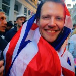 A Reveller at Queen's Jubilee Soho Street Party Reveller at Queen's Jubilee Soho Street Party