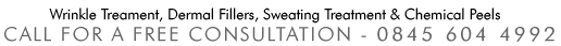 Wrinkle Treaments, Dermal Fillers, Excessive Sweating Treatment & Chemical Peels