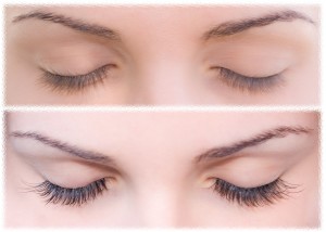semi permanent eyelash image closed eye