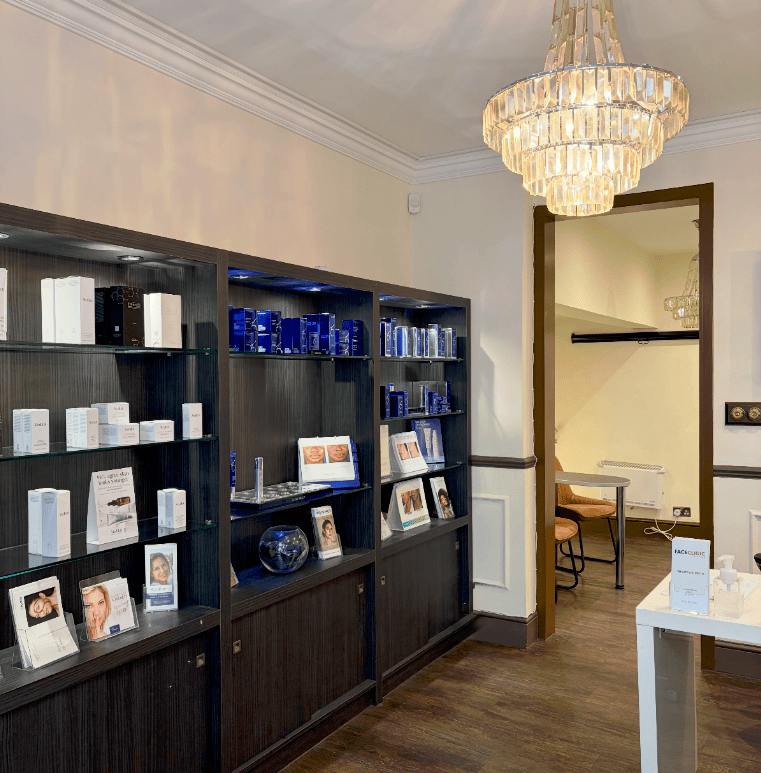 Reception of Face Clinic London, Soho Botox and Dermal Fillers Clinic